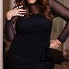 Foto do produto Vestido Maria Francia Preto Preto