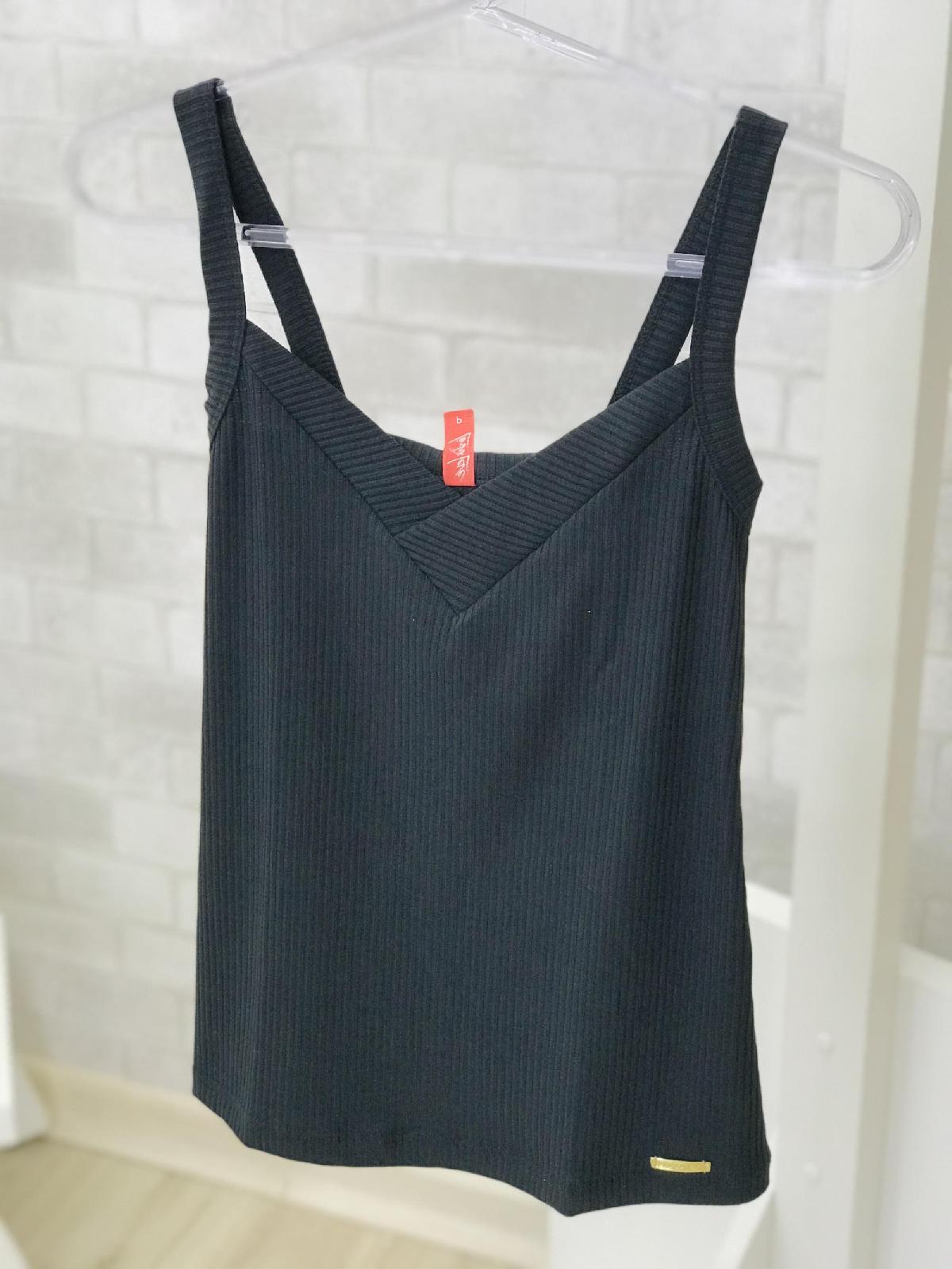 Foto do produto Regata Fem. Linha Leve Preto