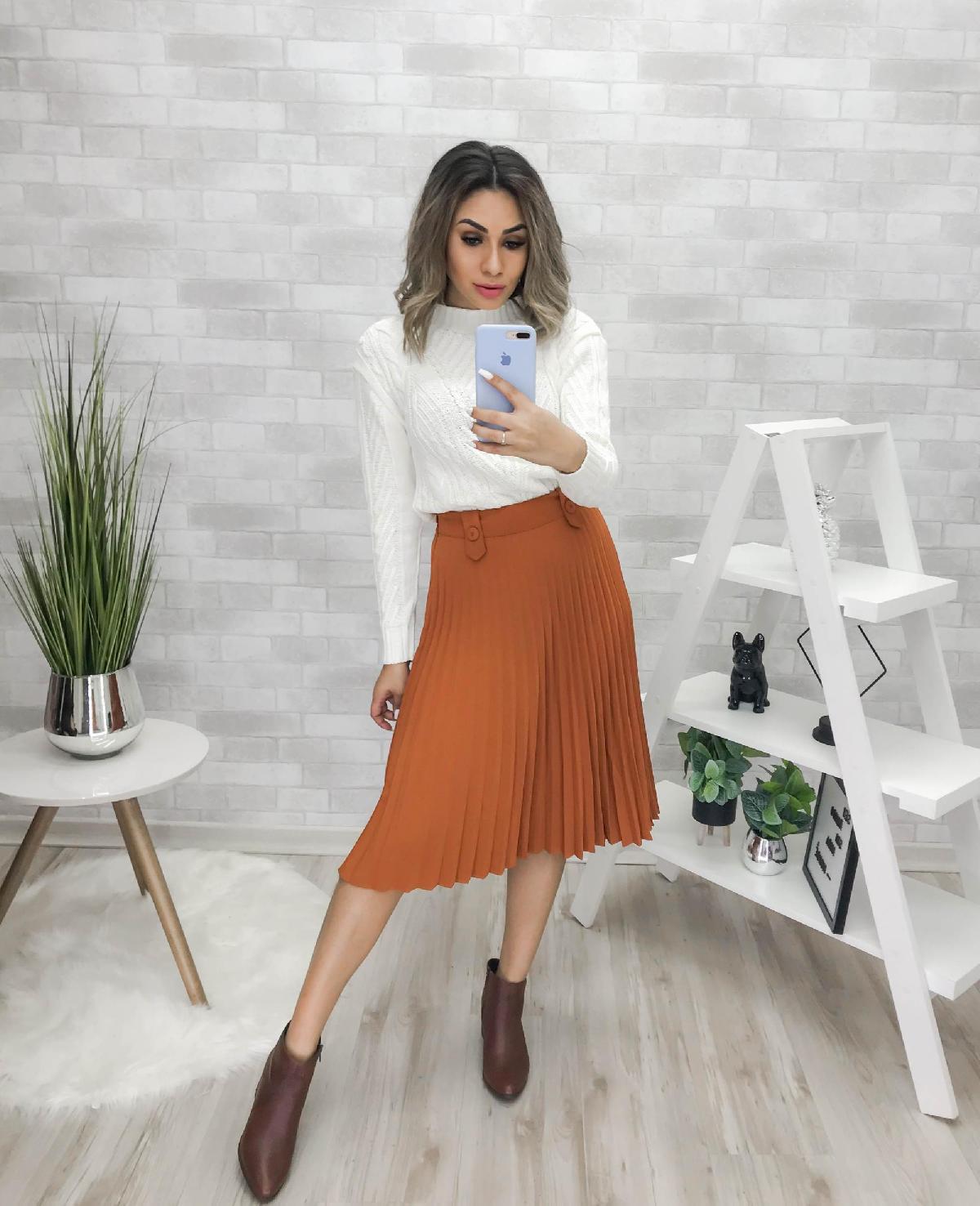 Foto do produto Saia Deliz Caramelo Caramelo