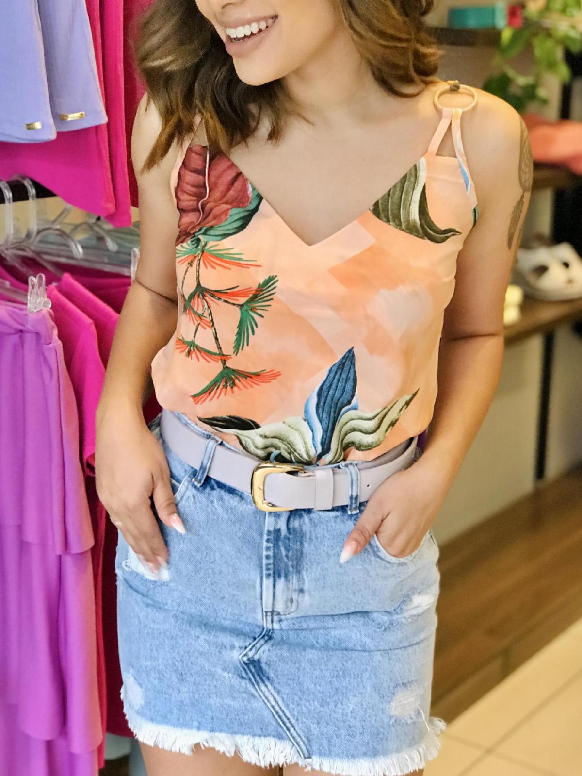 Foto do produto Saia Deliz Jeans Jeans Claro