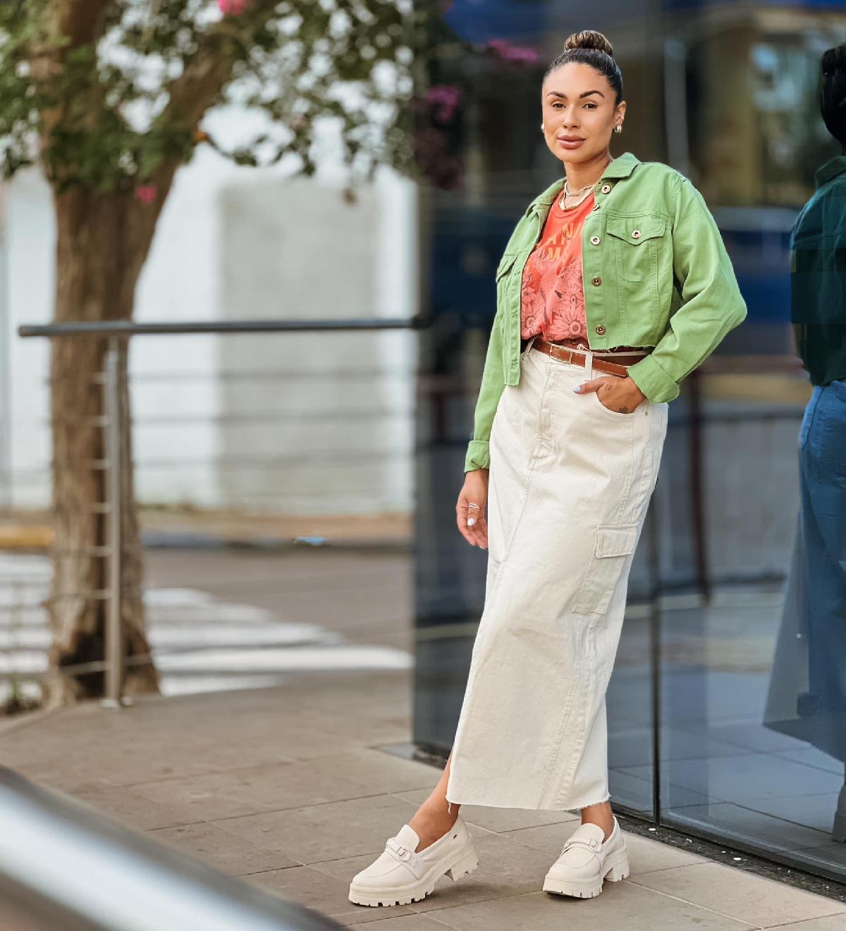 Foto do produto Saia Deliz Off White Off White