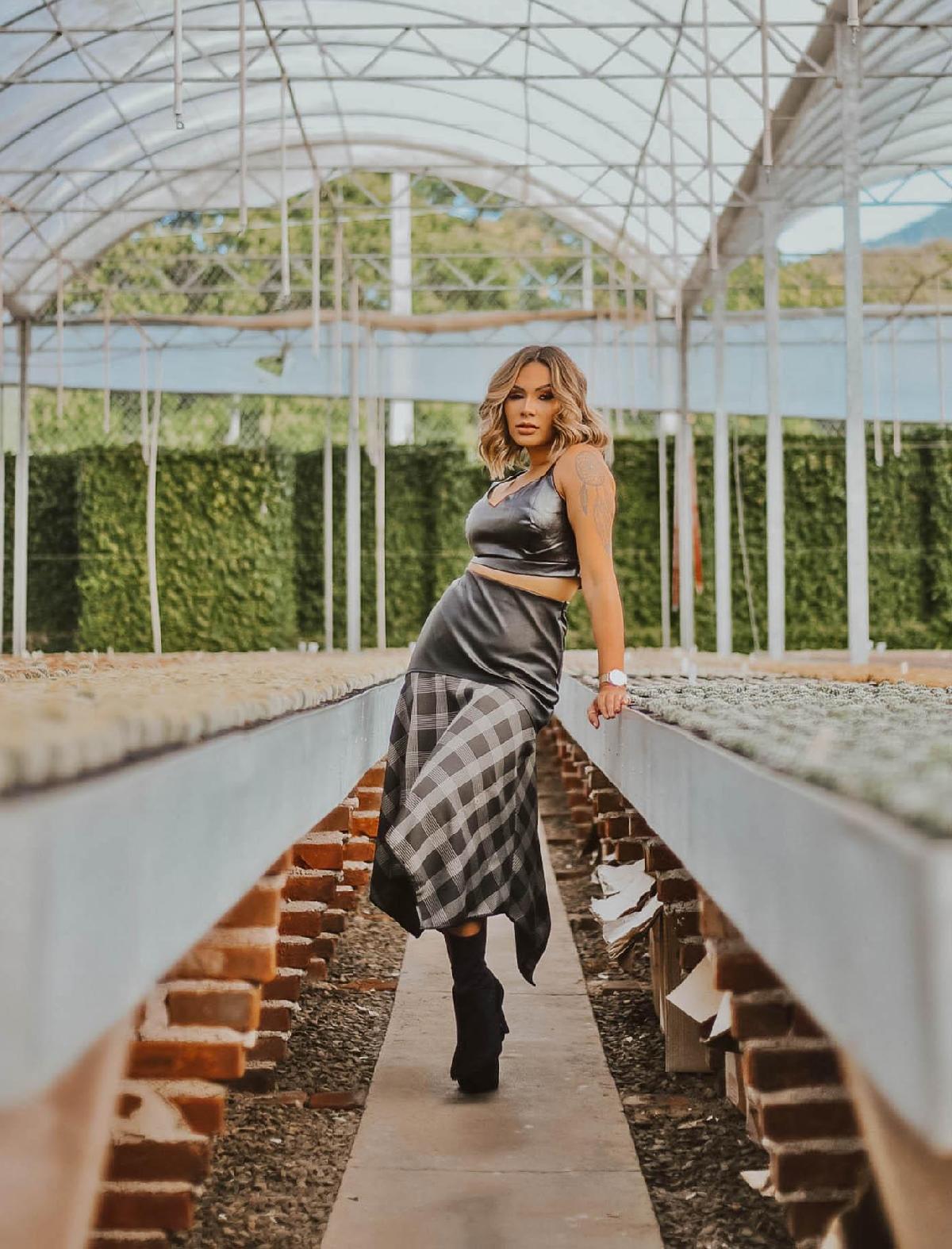 Foto do produto Saia Deliz Preto F20479 Preto