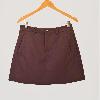 Foto do produto Saia Eagle Rock Vinho Y580712026 Bolso Faca Beringela