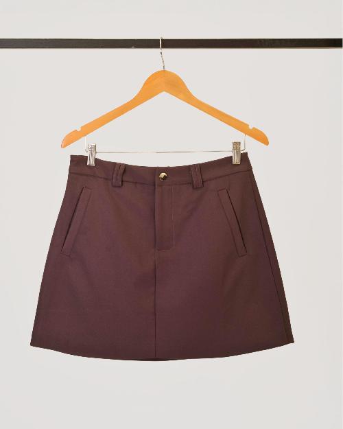 Foto do produto  Saia Eagle Rock  Y580712026 Bolso Faca  Beringela