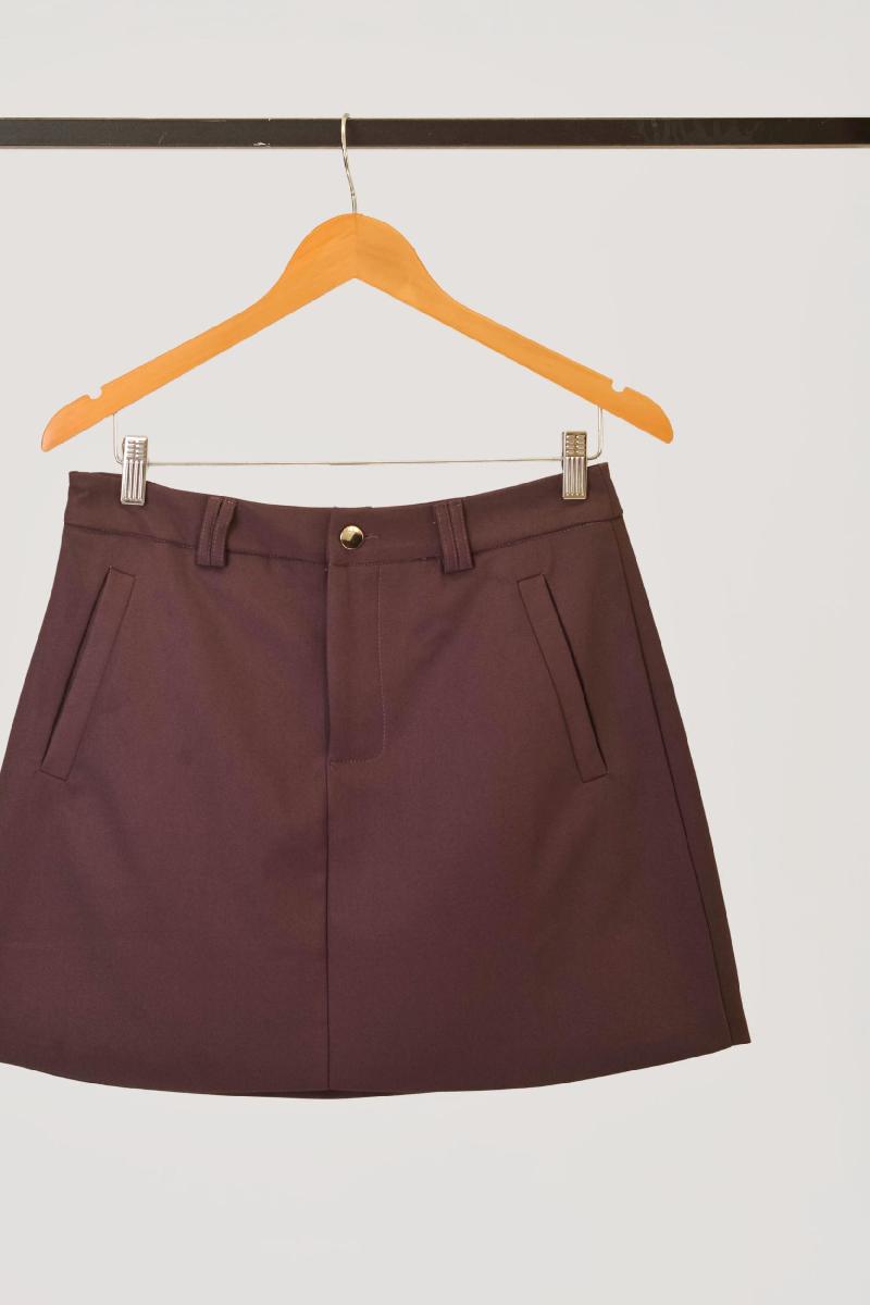 Foto do produto  Saia Eagle Rock  Y580712026 Bolso Faca  Beringela