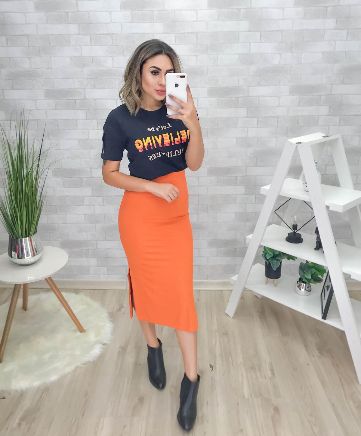 Foto do produto Saia Linha Leve  L5272 Laranja