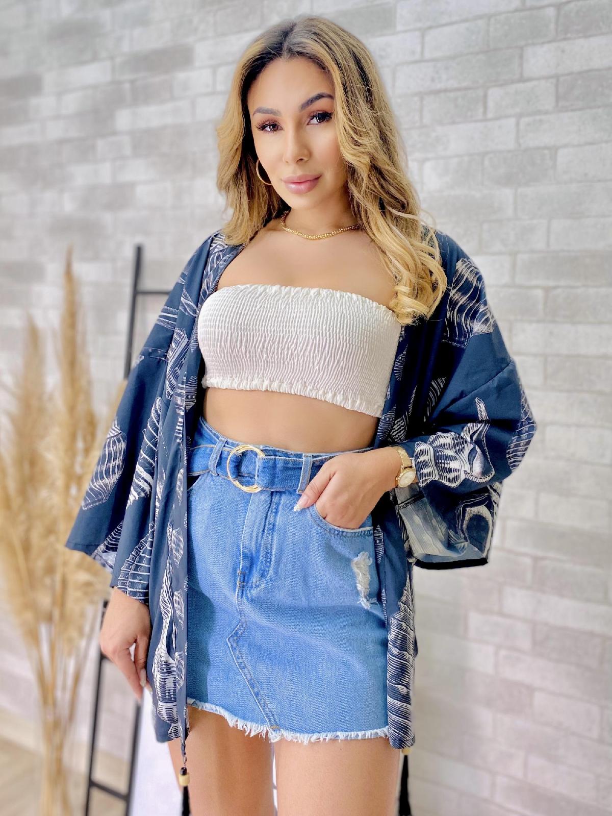 Foto do produto Saia Pigmento Jeans