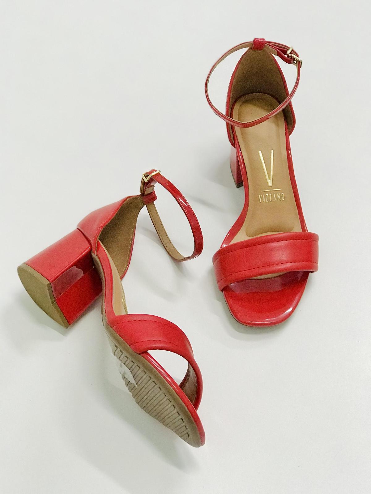 Foto do produto Sandália Casual Vizzano Vermelho