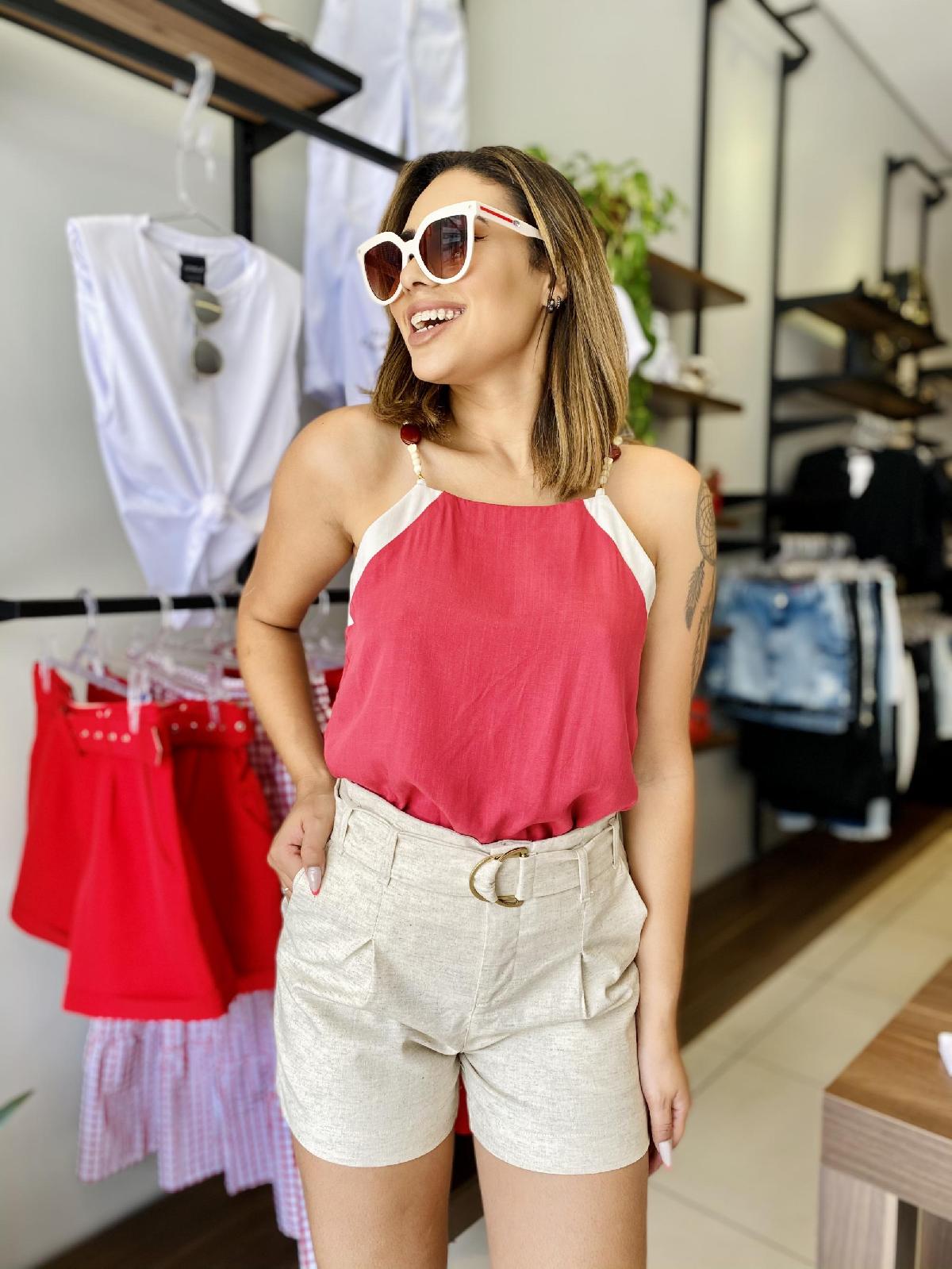 Foto do produto Shorts Six One Bege