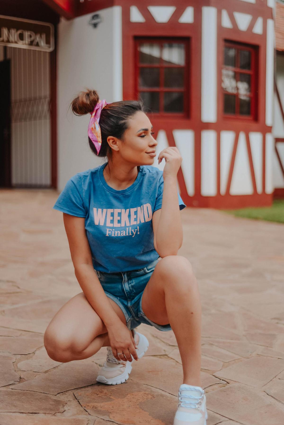 Foto do produto T-shirt Dominio Azul