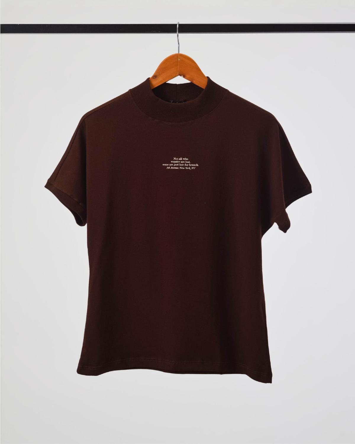 Foto do produto T-shirt Linha Leve Marrom Marrom