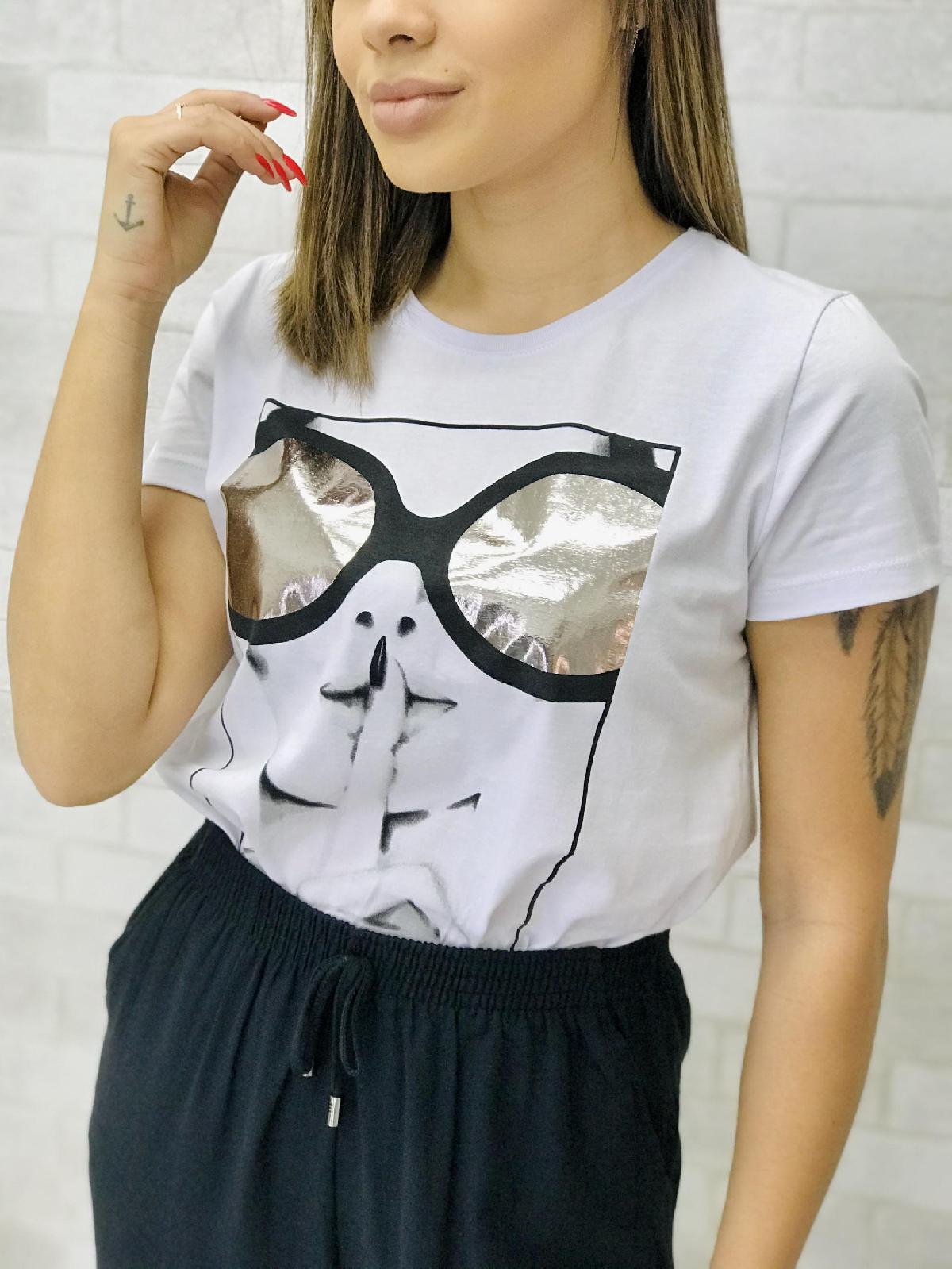 Foto do produto T-shirt Rovitex Branco