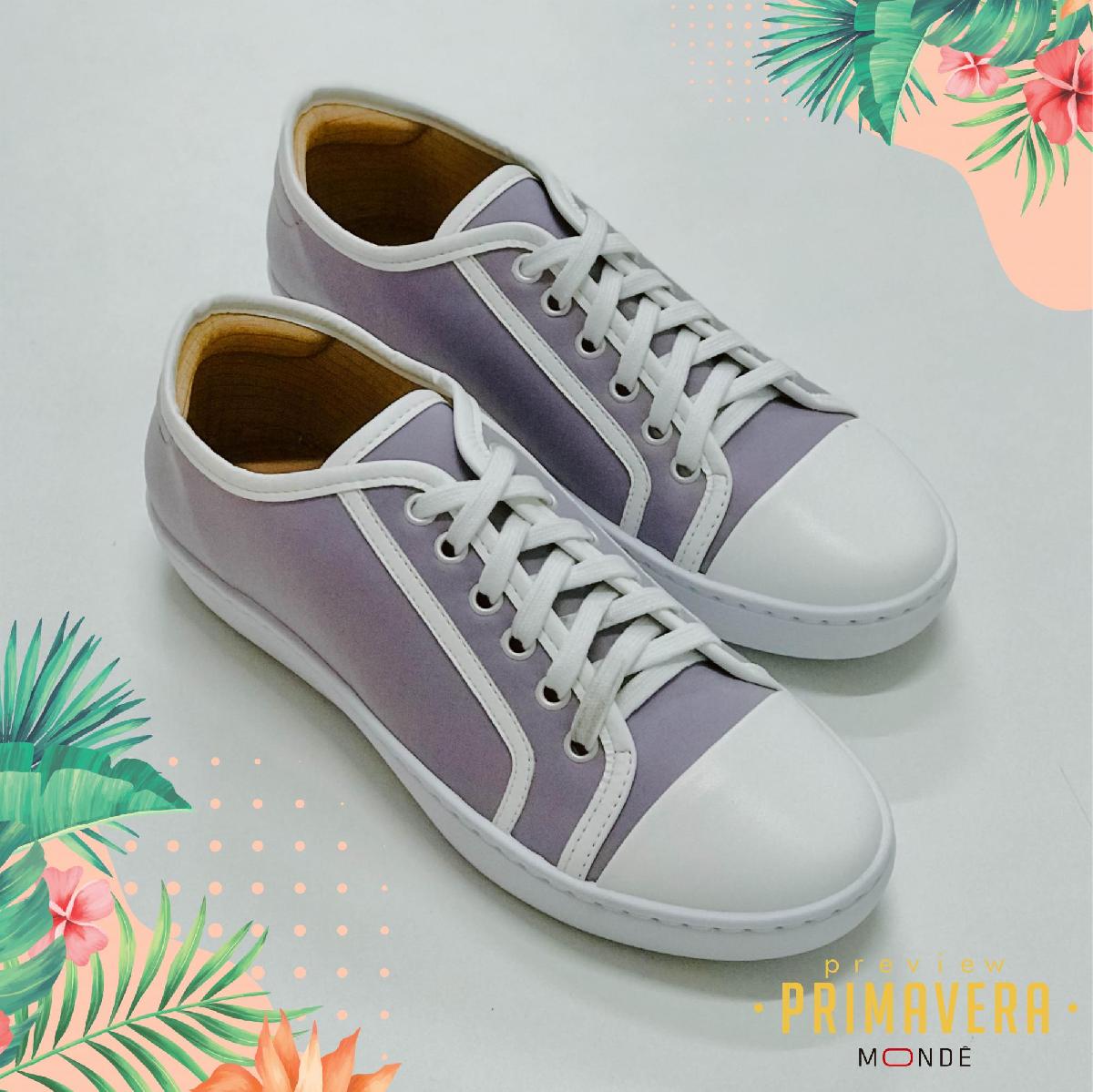 Foto do produto Tenis Santinelli Bege 053212 Star Lilas