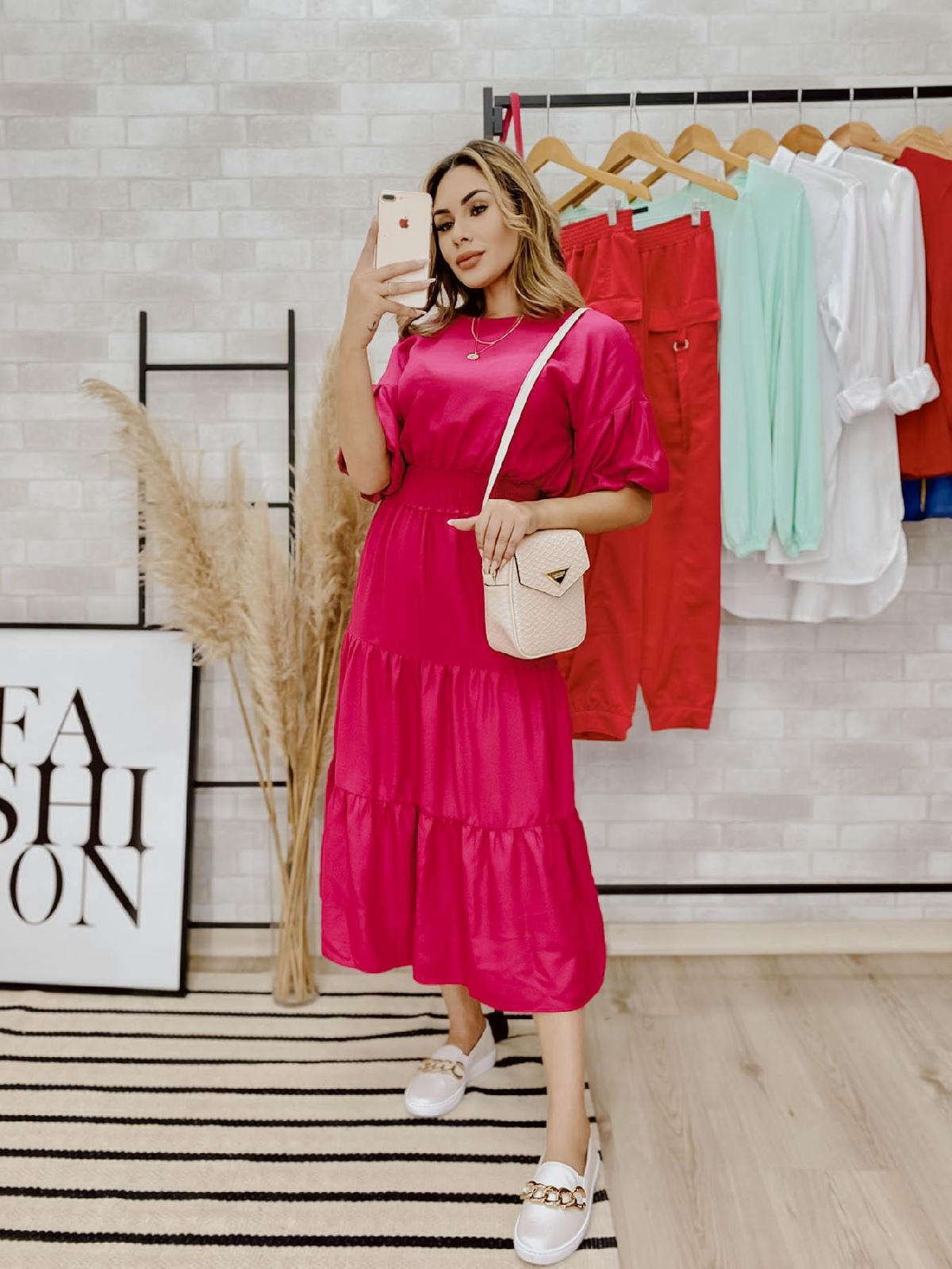 Foto do produto Vestido Deliz Fucsia