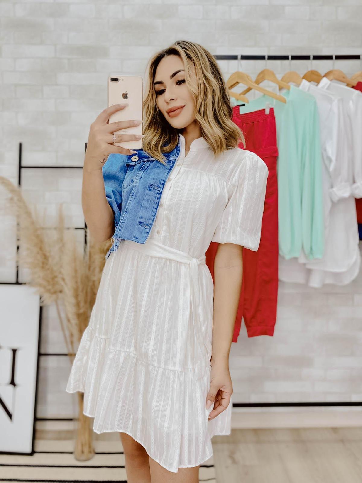 Foto do produto Vestido Deliz Off White