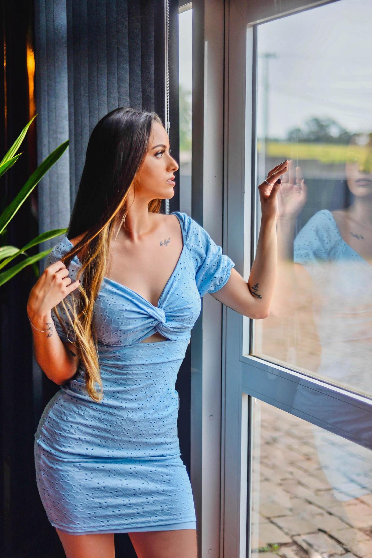 Foto do produto Vestido Nega Rio Azul Bebe