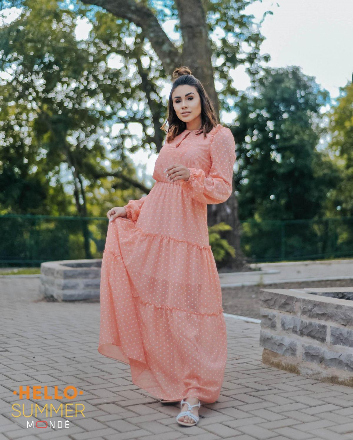 Foto do produto Vestido Neon Blush Rosa