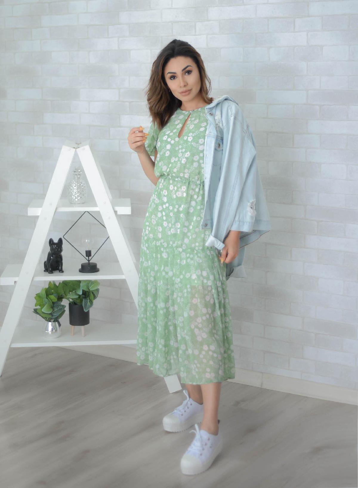 Foto do produto Vestido Neon Blush Verde