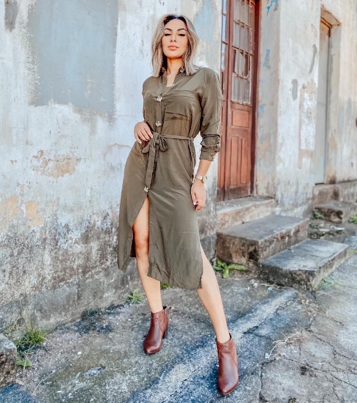 Foto do produto Vestido Top Orange Verde